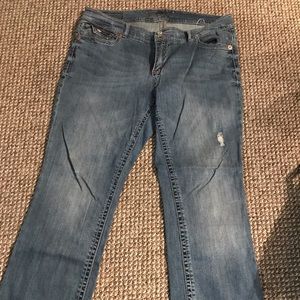 Boot cut plus size jeans